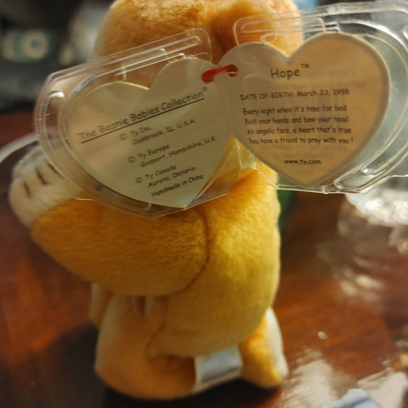 Hope Praying Bear Beanie Baby - Picture 2 of 7